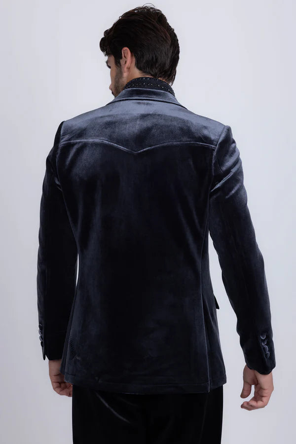 Barabas | Velvet Western Blazer | 5BL13