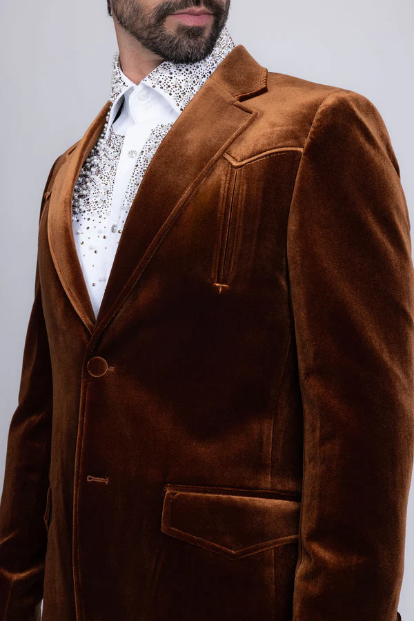 Barabas | Velvet Western Blazer | 5BL13