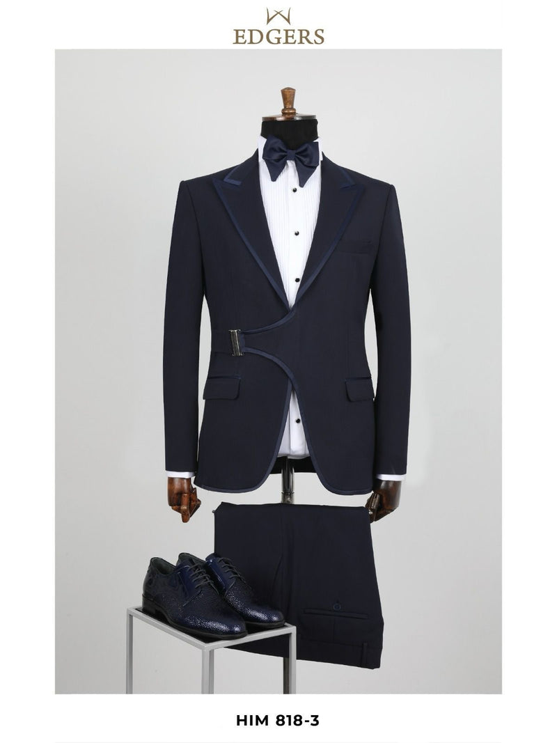 Edgers | Buckle Style Custom Tuxedo | Navy