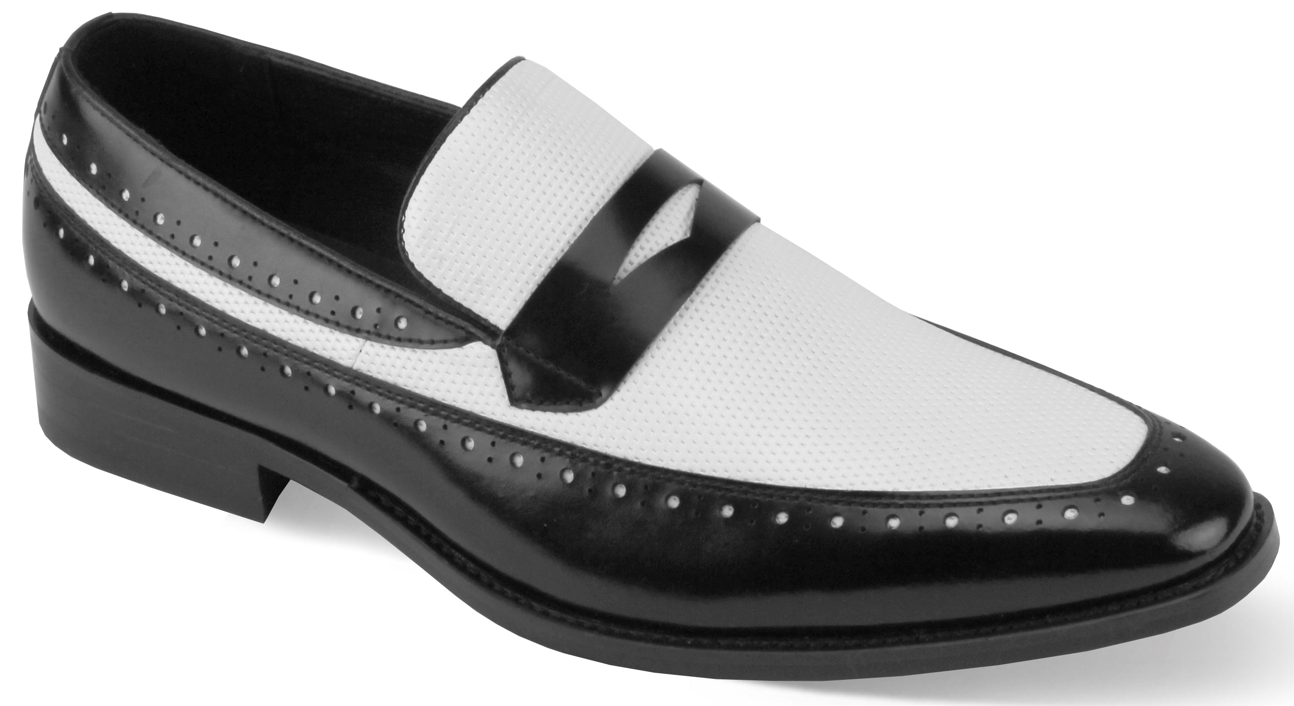 2 Tone Shoe | Slip On | 6986-The City Warehouse-Menswear