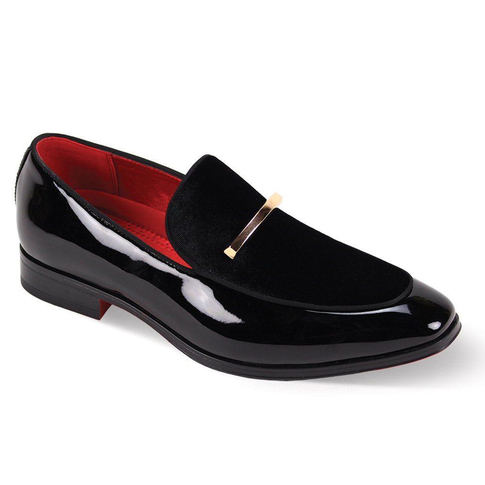 Patent & Suade Slip On | Andrew/7041