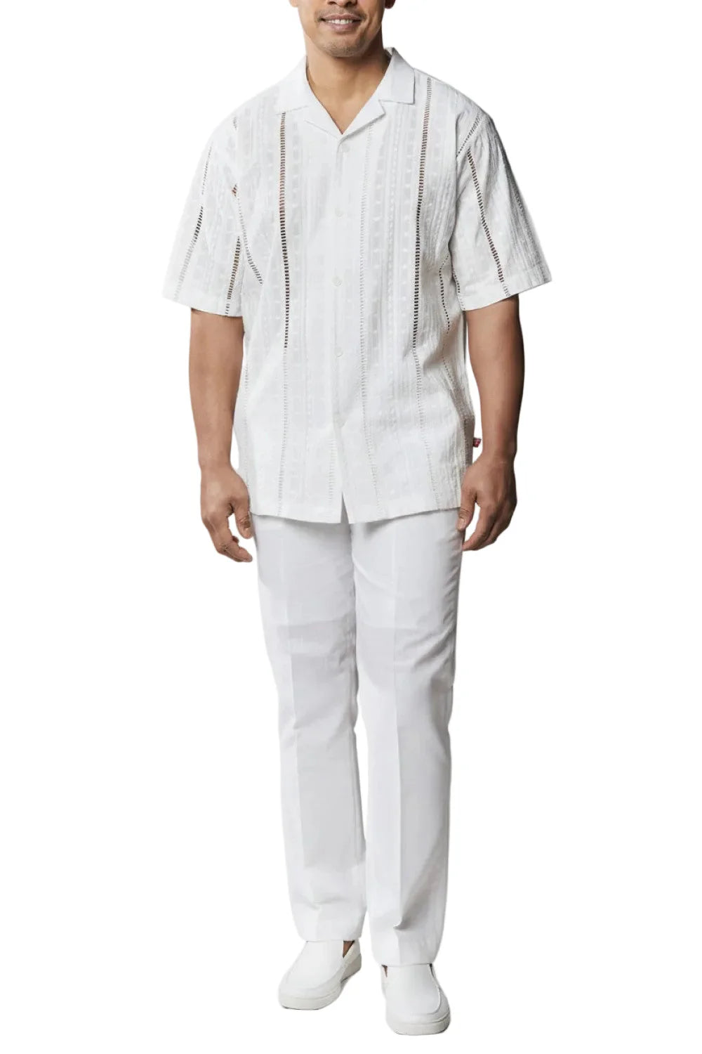 Stacy Adams | 2pc Lace Linen Set | 96006