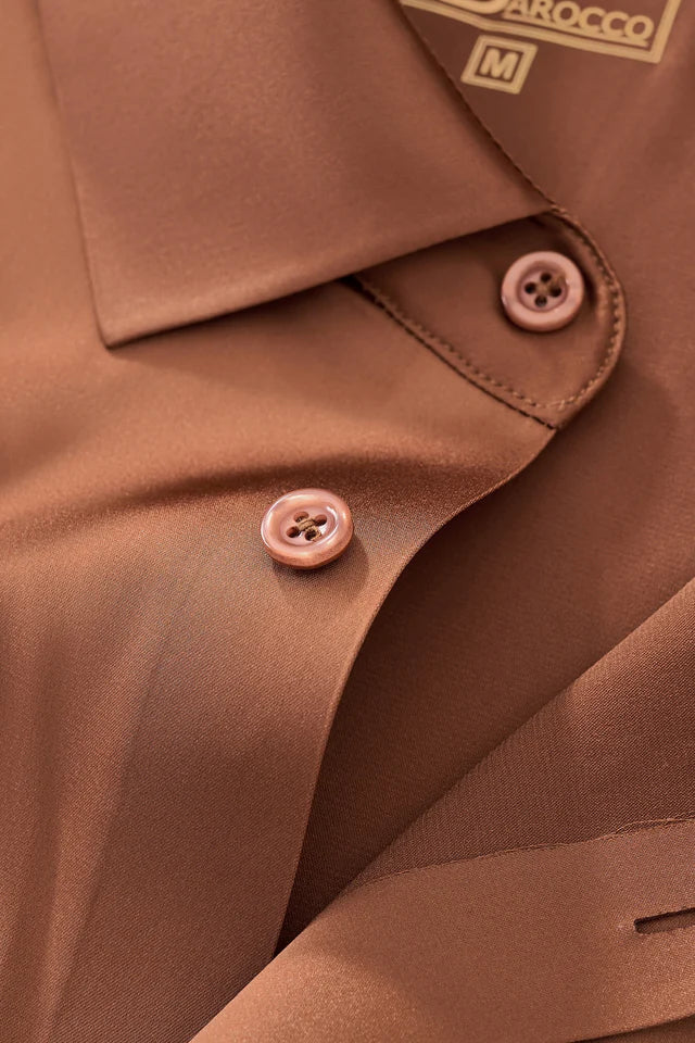 Barocco | Stitchless 4-Way Stretch Button Up | B400