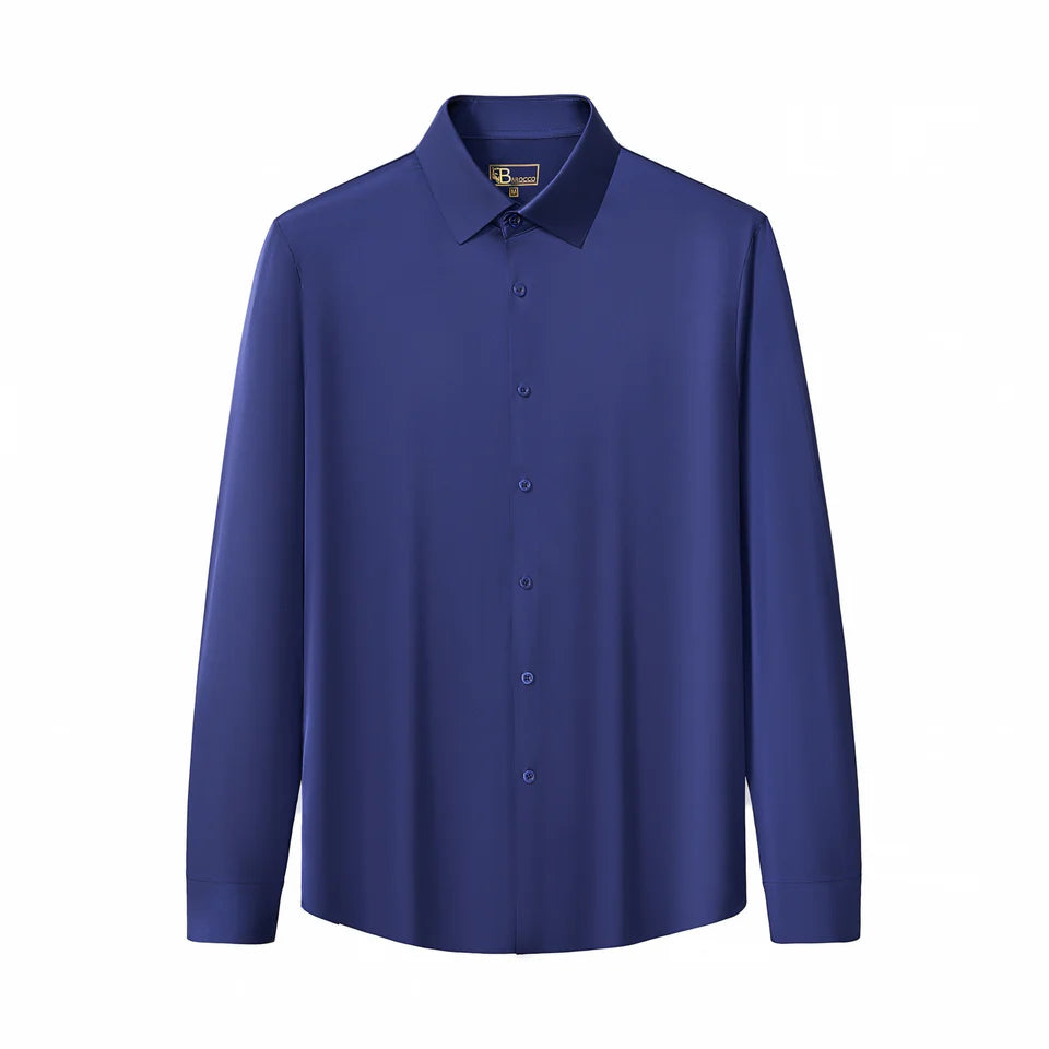 Barocco | Stitchless 4-Way Stretch Button Up | B400
