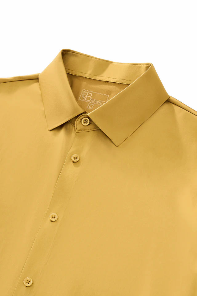Barocco | Stitchless 4-Way Stretch Button Up | B400