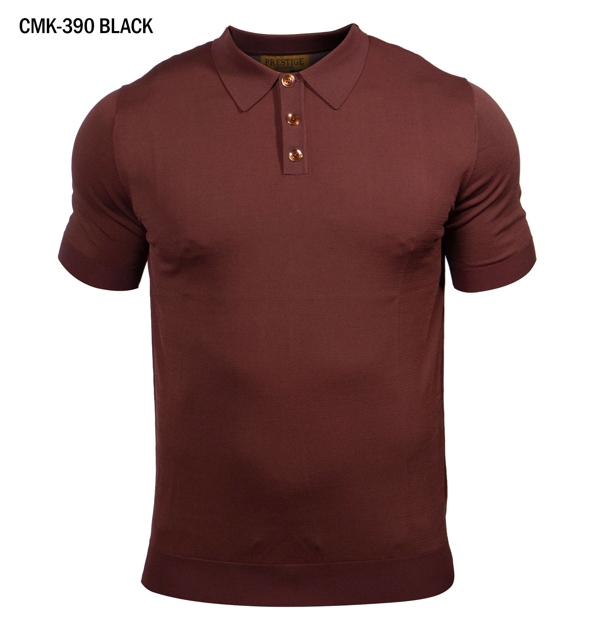 Prestige | S/S Solid 3B Polo | CMK-390-The City Warehouse-Menswear
