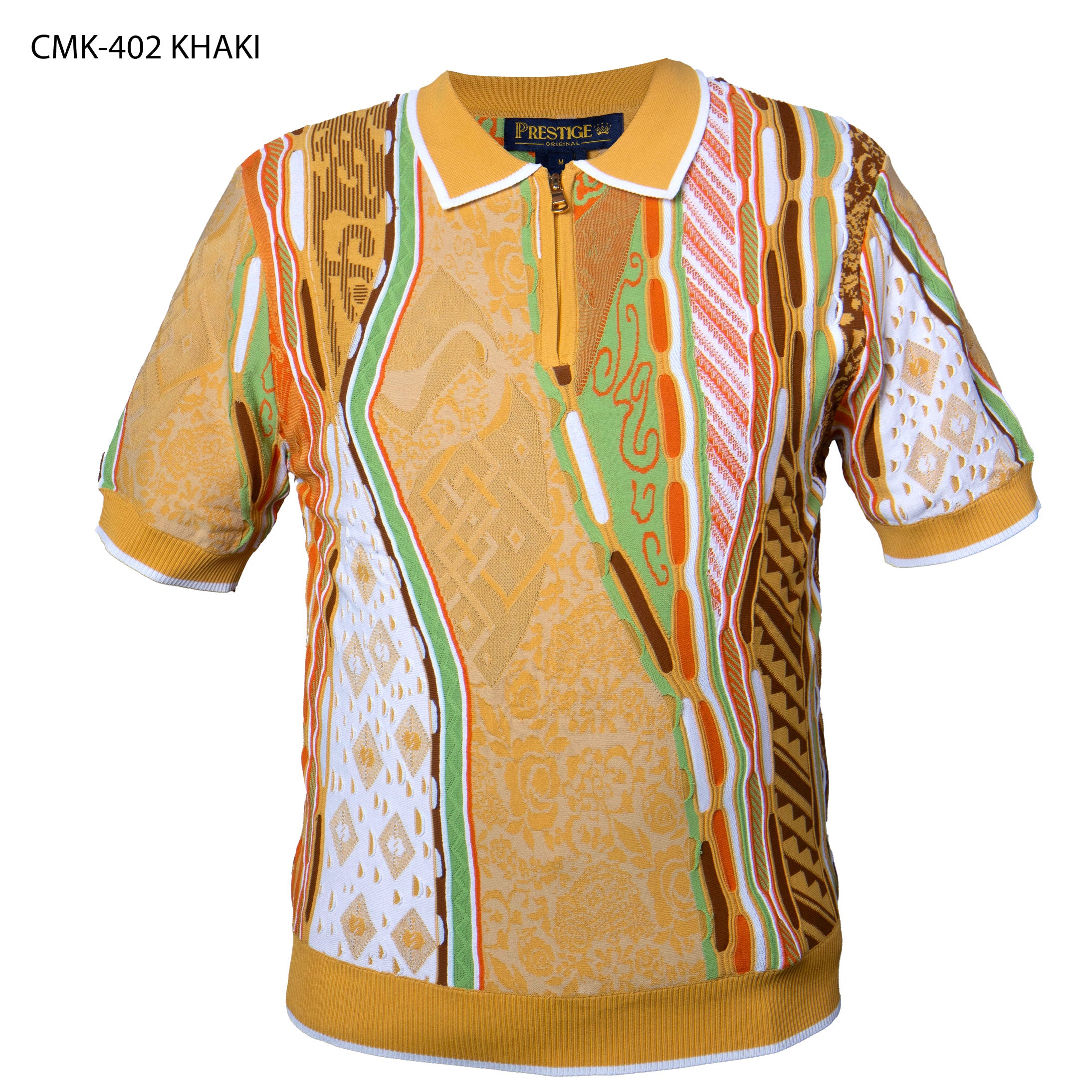 Prestige | S/S 1/2 Zip Polo | CMK-402-The City Warehouse-Menswear