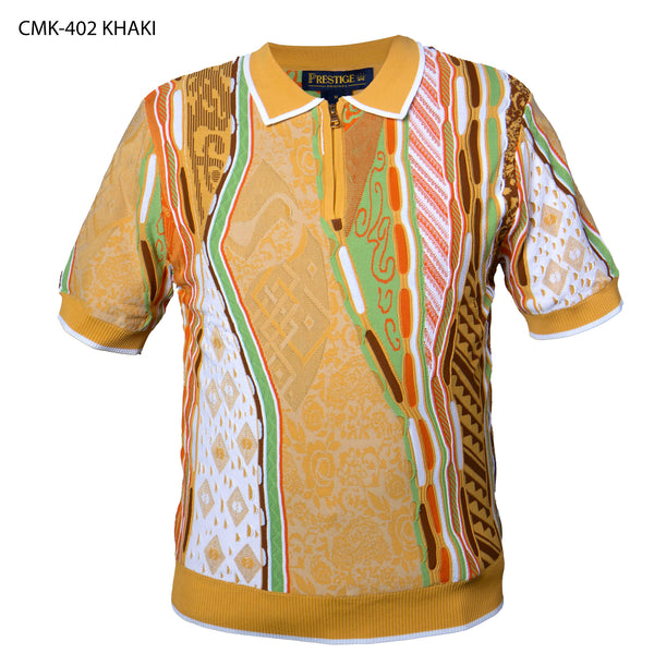 Prestige | S/S 1/2 Zip Polo | CMK-402