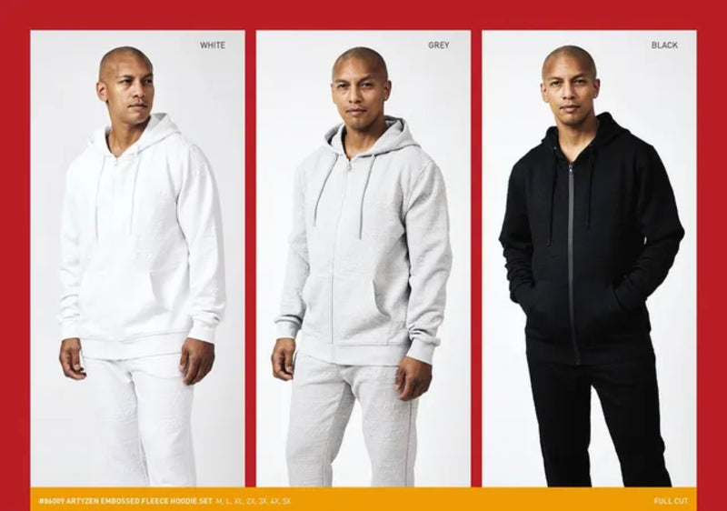 Stacy Adams | L/S 2pc Hoodie Set | 86009-The City Warehouse-Menswear