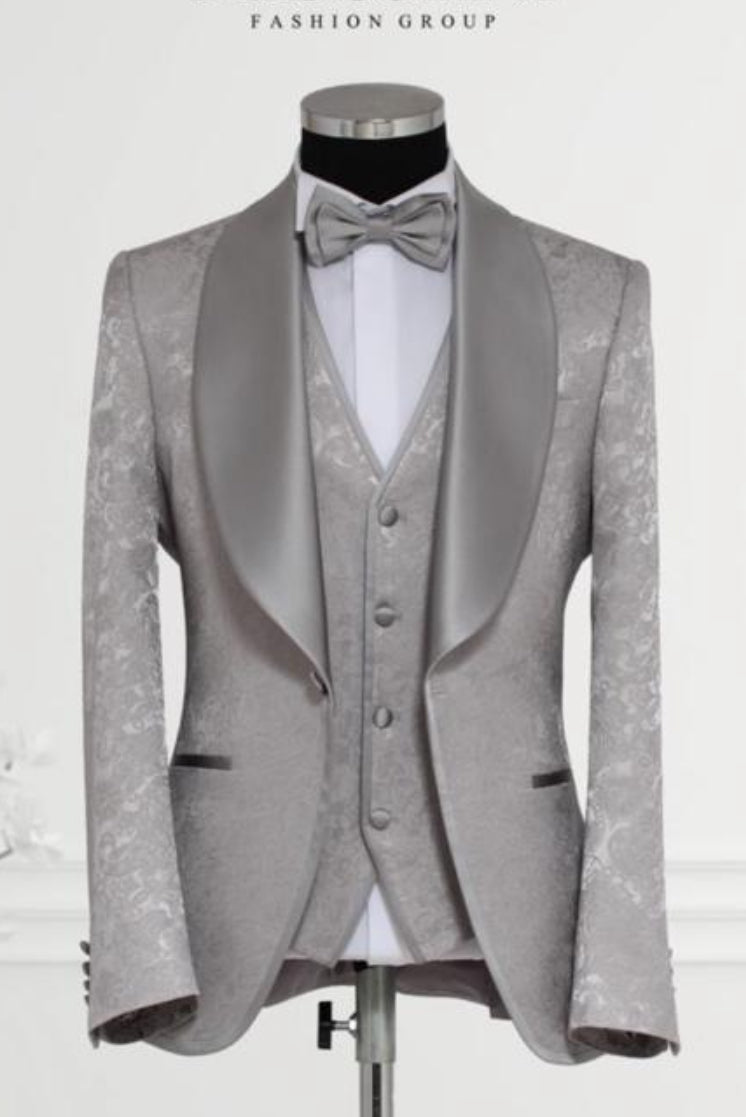 Masculini | 4pc Custom Design Tuxedo | 4273-The City Warehouse-Menswear