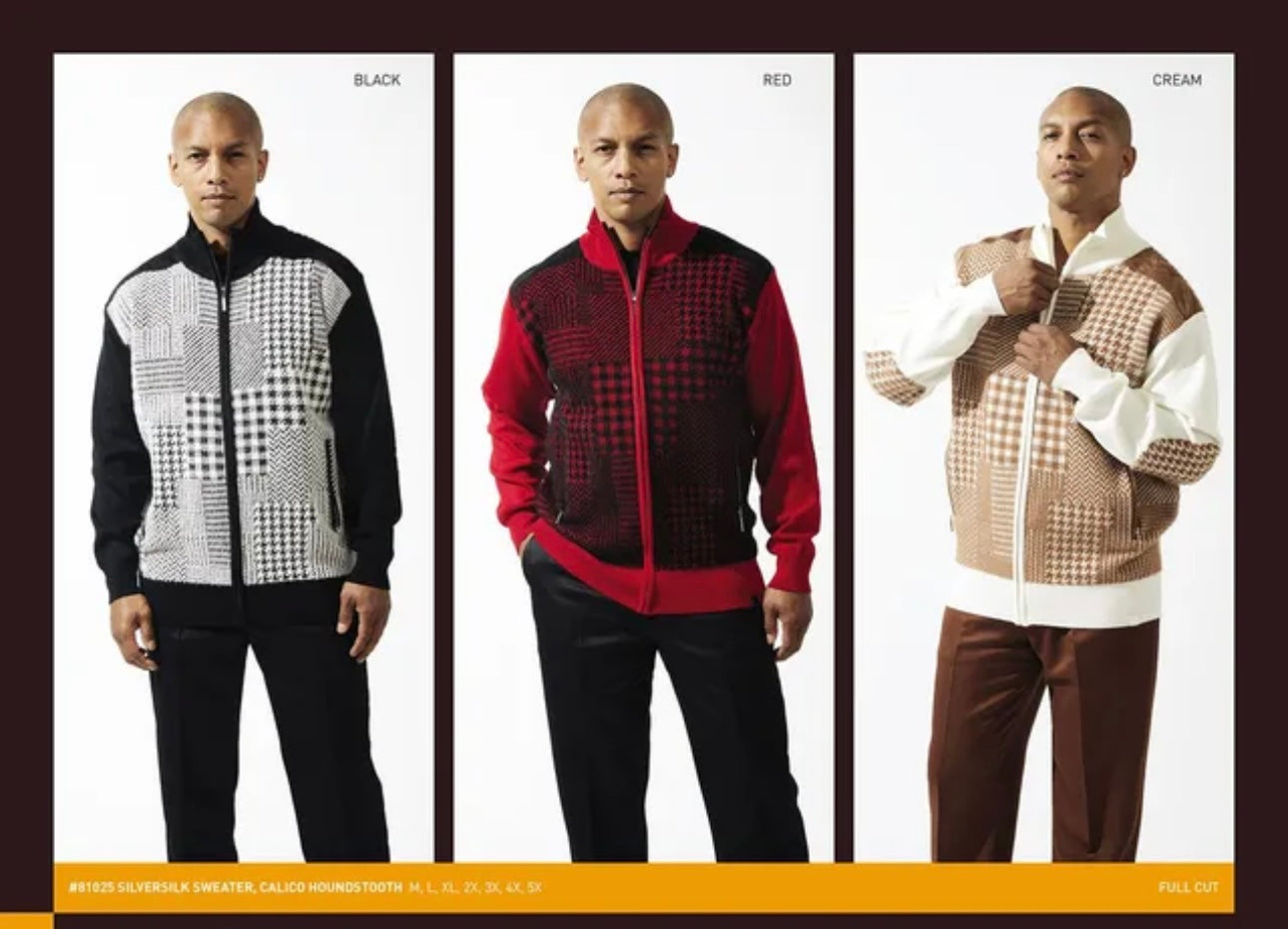 SilverSilk | Full Zip Sweater | 81025-The City Warehouse-Menswear