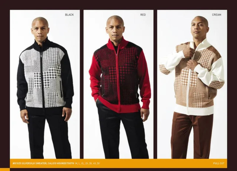 SilverSilk | Full Zip Sweater | 81025-The City Warehouse-Menswear