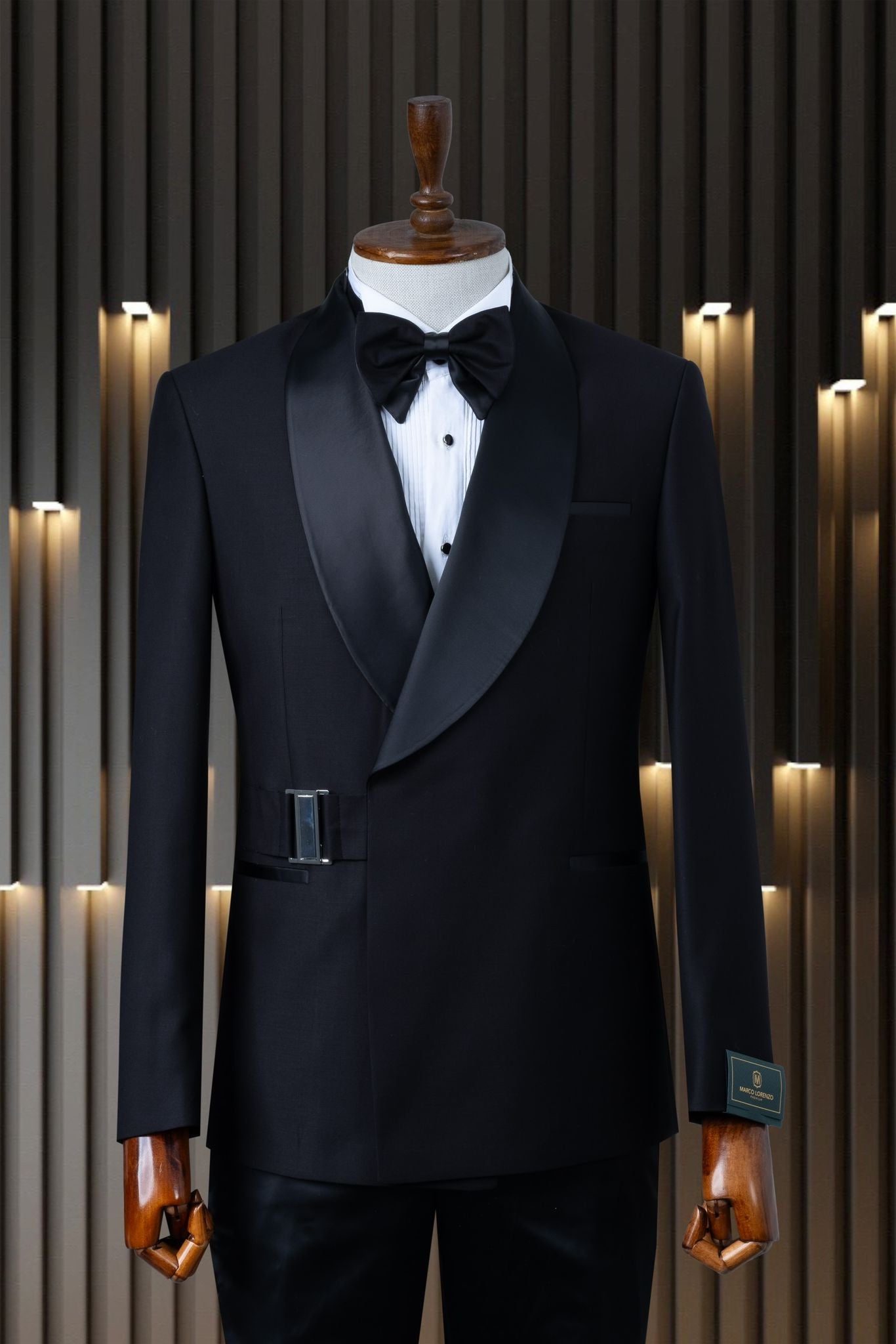 Marco Lorenzo | Wide Collar Buckle Tuxedo-The City Warehouse-Menswear