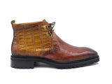 Carrucci | Gator Embossed Leather Chukka Boot | KB520-01