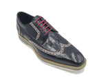 Carrucci | Embossed Croco Oxford | KS515-35