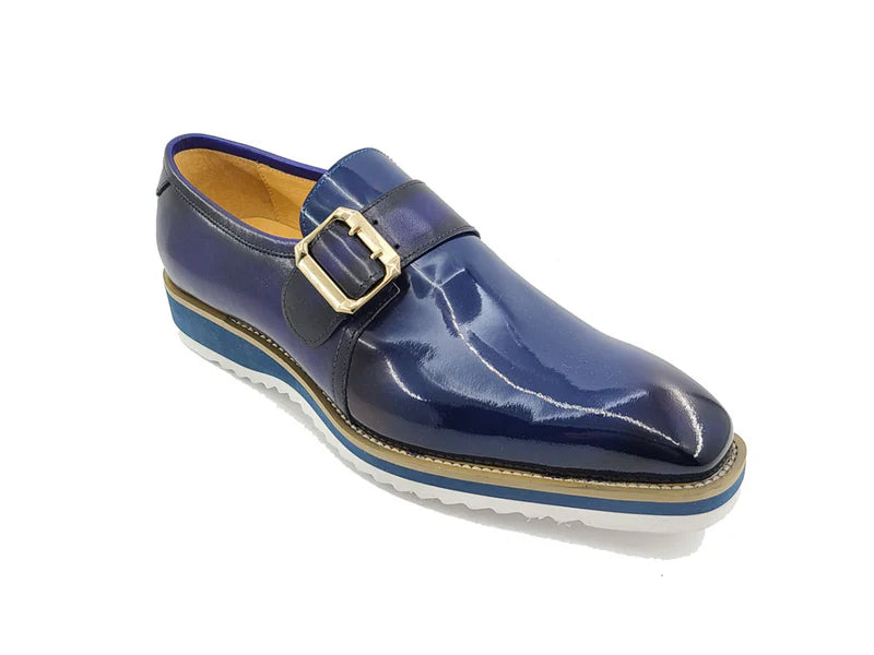 Carrucci | Patent Monkstrap Loafer | KS515-38P-The City Warehouse-Menswear