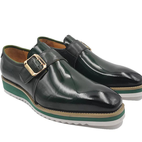 靴 Her lip to Medallion Heel Loafer 38 Her lip to Medallion Heel Loafer（Herlipto Orangery Crystal