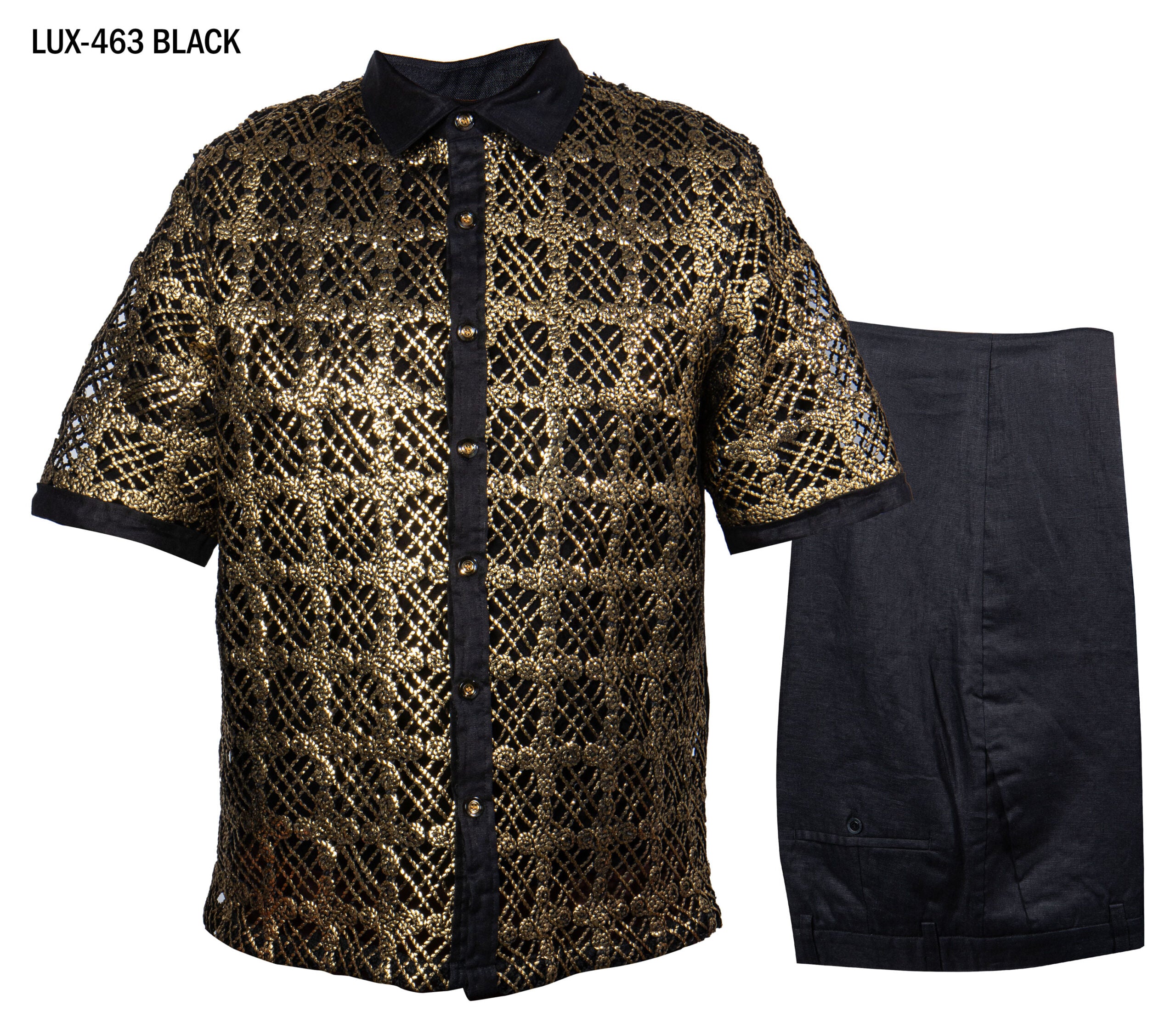 Prestige | S/S Lace 2pc Set | LUX-463-The City Warehouse-Menswear