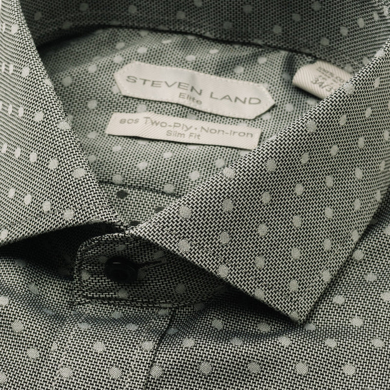 Steven Land | Polka Dot Dress Shirt | DSW2516-The City Warehouse-Menswear