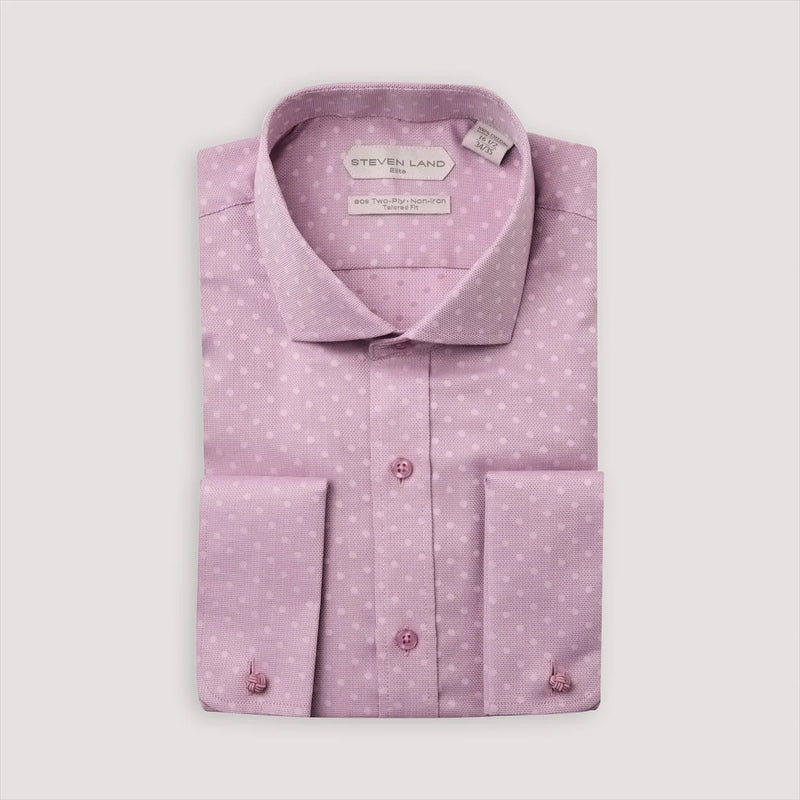 Steven Land | Polka Dot Dress Shirt | DSW2516-The City Warehouse-Menswear