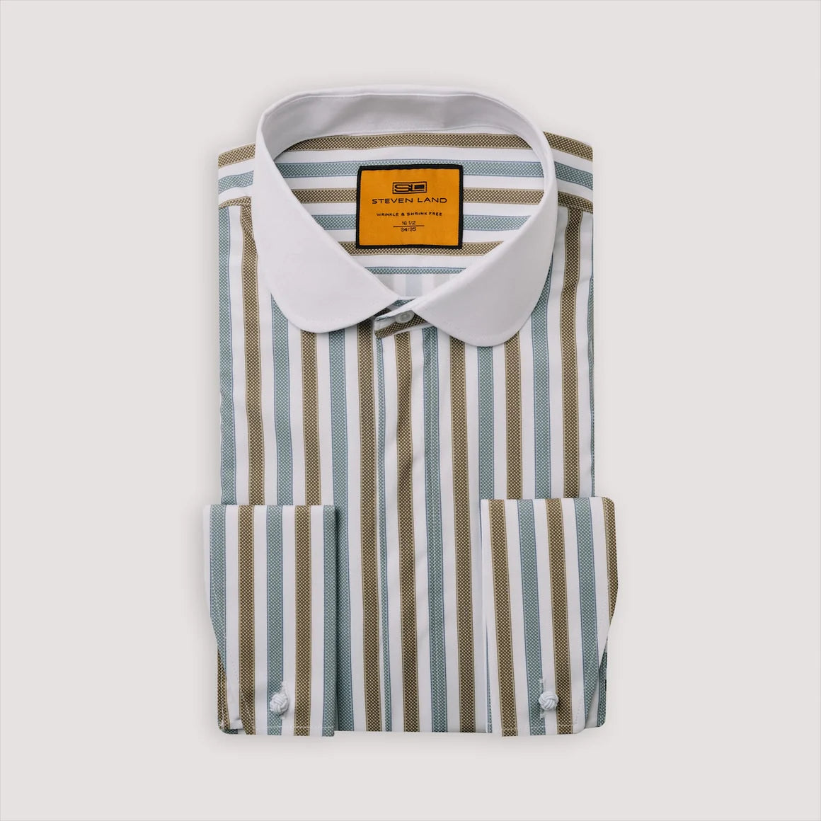 Steven Land | Pinstripe Dress Shirt | DM292-The City Warehouse-Menswear