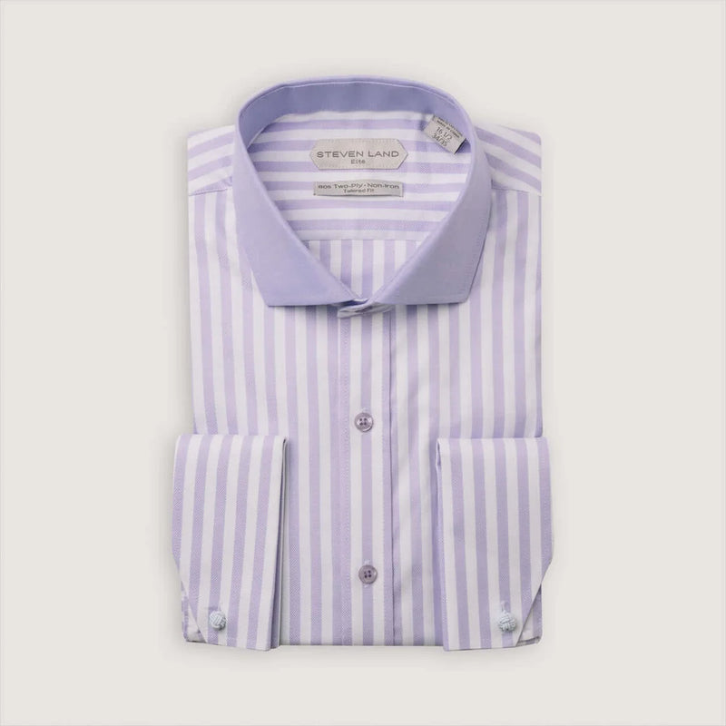 Steven Land | Pinstripe Dress Shirt | DSW2514-The City Warehouse-Menswear