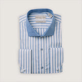 Steven Land | Pinstripe Dress Shirt | DSW2514-The City Warehouse-Menswear