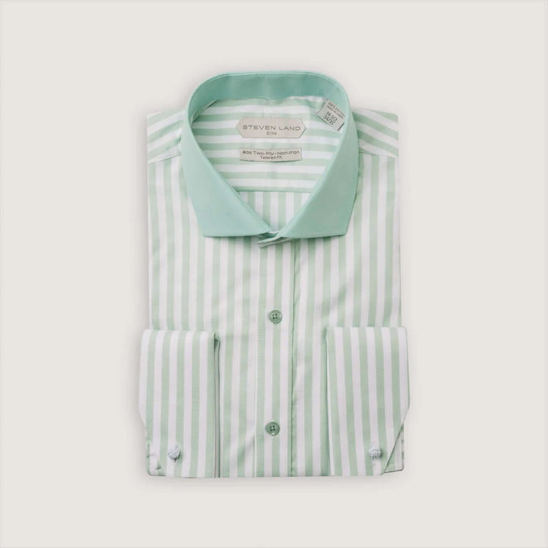 Steven Land | Pinstripe Dress Shirt | DSW2514-The City Warehouse-Menswear