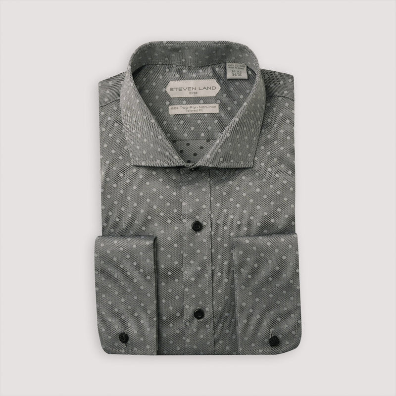 Steven Land | Polka Dot Dress Shirt | DSW2516-The City Warehouse-Menswear