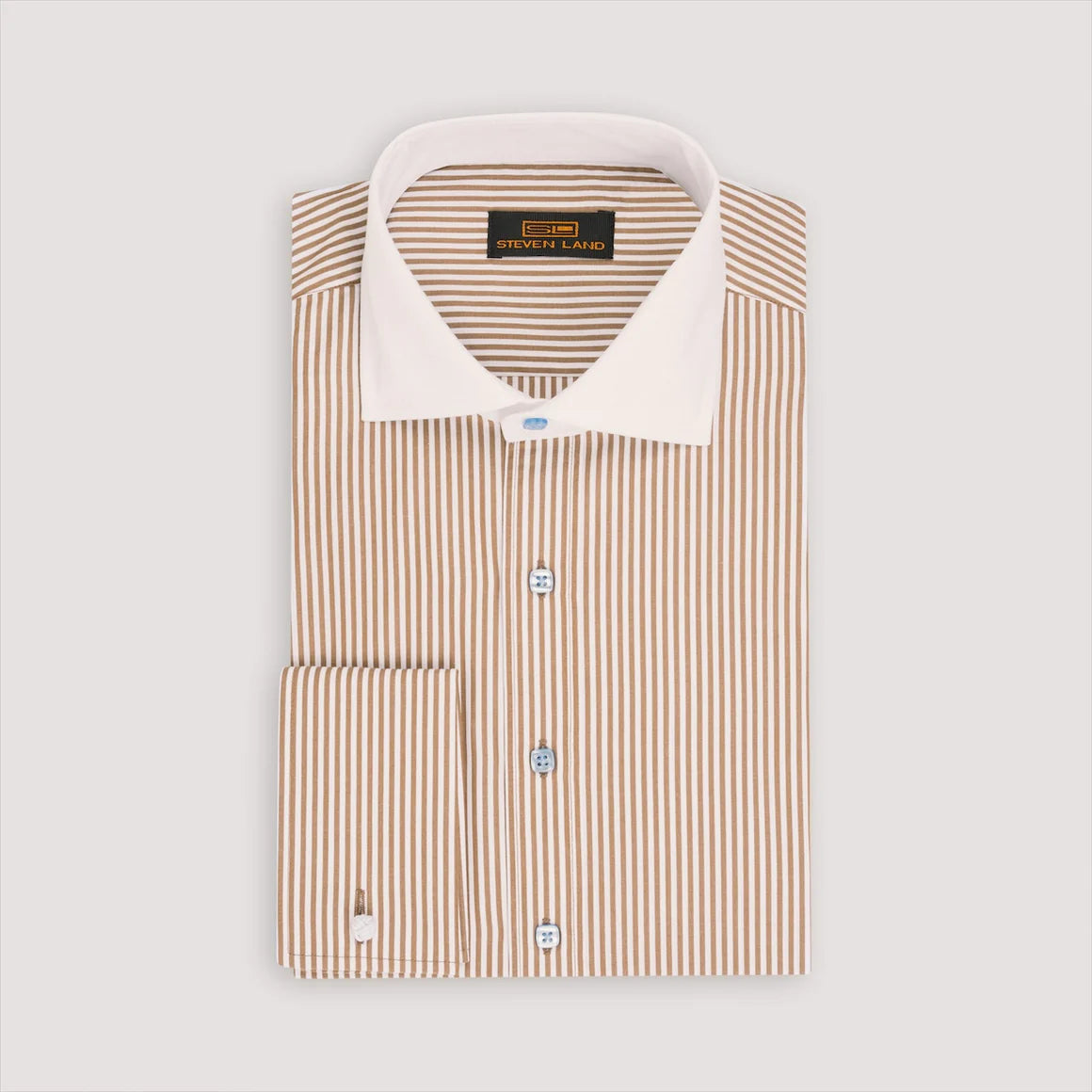 Steven Land | Pinstripe Dress Shirt | DS322-The City Warehouse-Menswear