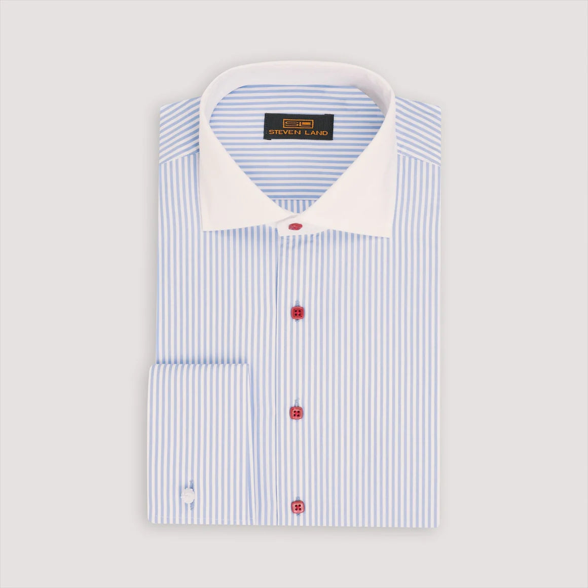 Steven Land | Pinstripe Dress Shirt | DS322-The City Warehouse-Menswear