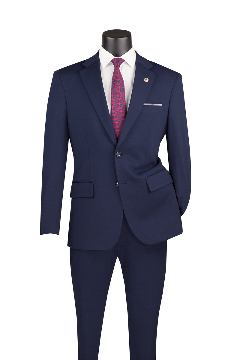 Vinci | Slim Fit Stretch Suit | SDX-3-The City Warehouse-Menswear