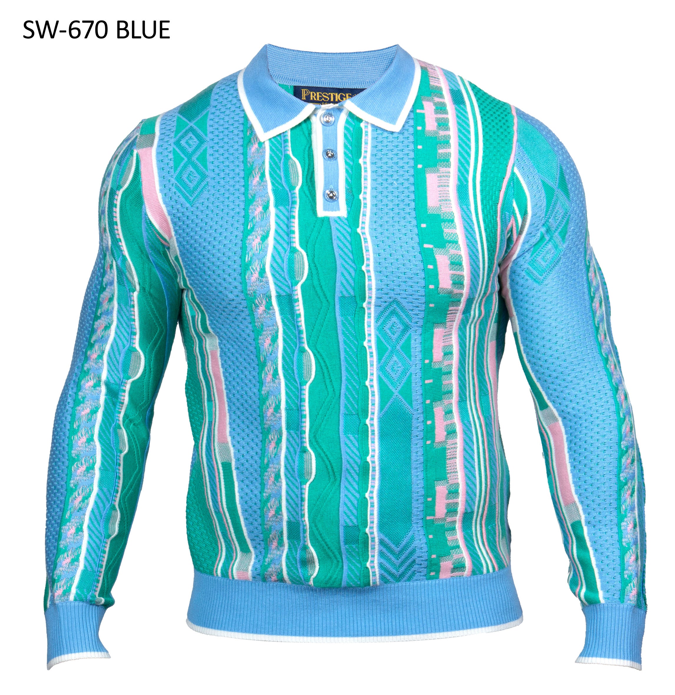 Prestige | 3B Textured Polo | SW-670