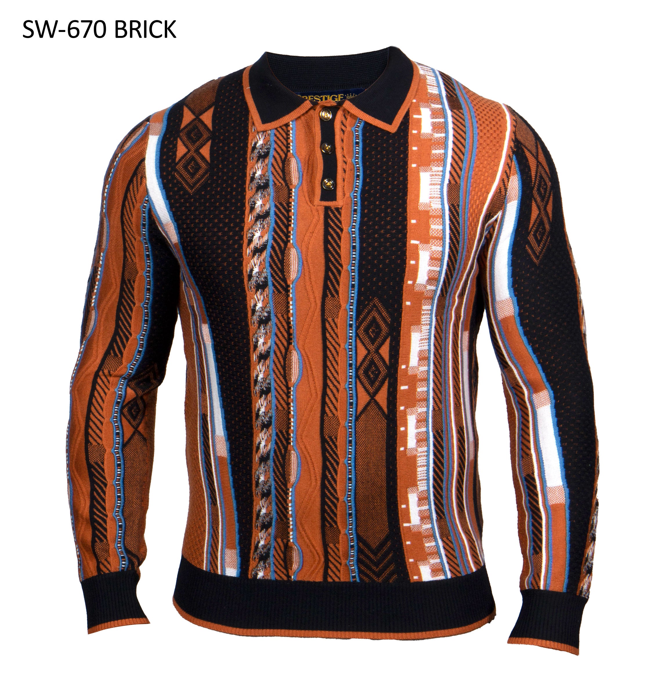 Prestige | 3B Textured Polo | SW-670