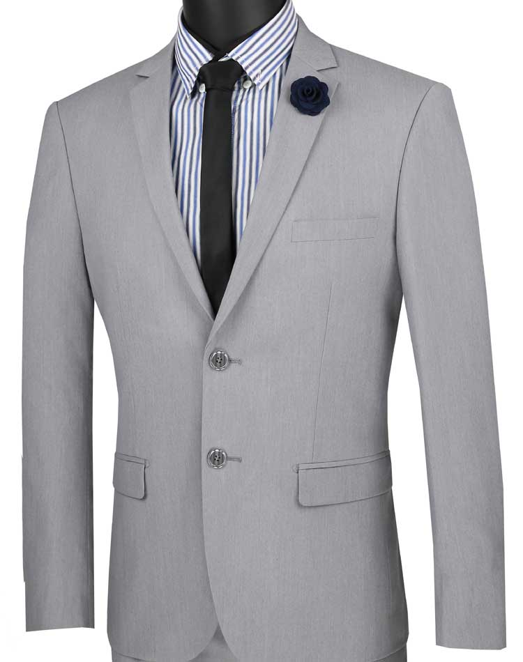Vinci | Slim Fit Stretch Suit | USDX-1-The City Warehouse-Menswear