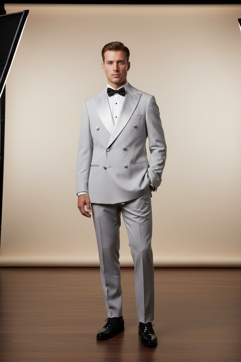 Marco Lorenzo DB Peak Tuxedo on Model