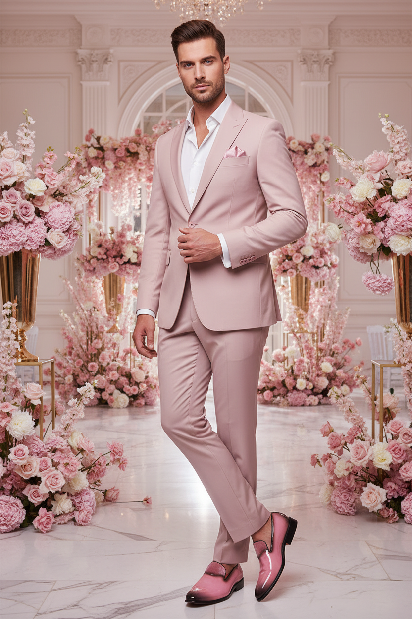 Pink Patent Loafer Virtual Model