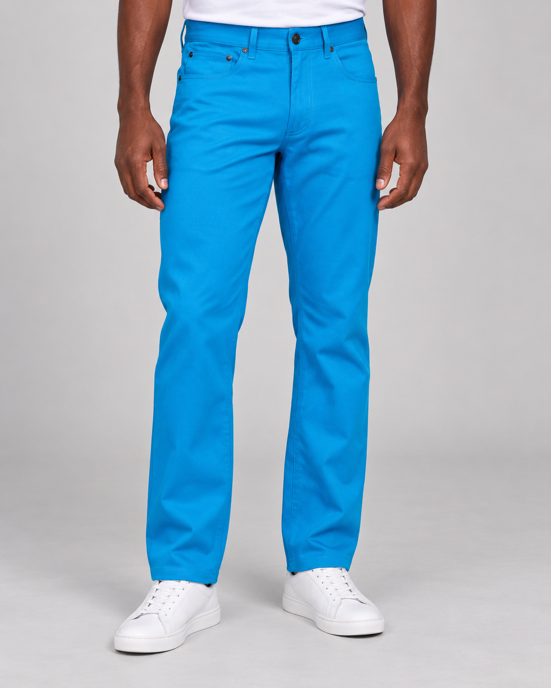 Prestige COP100 Azure stretch denim jeans - professional model photograph