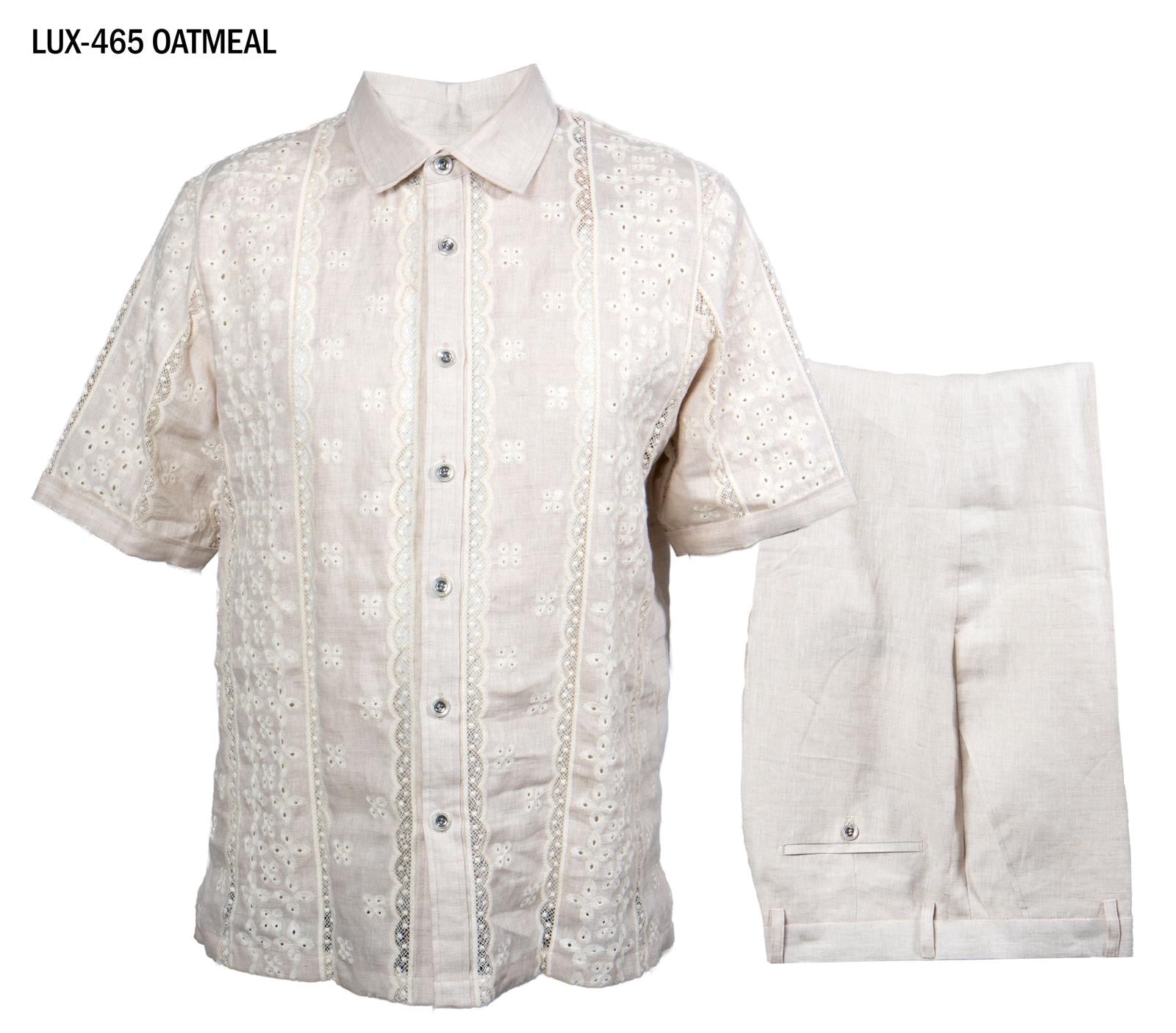 Prestige | S/S Lace 2pc Set | LUX-465-The City Warehouse-Menswear