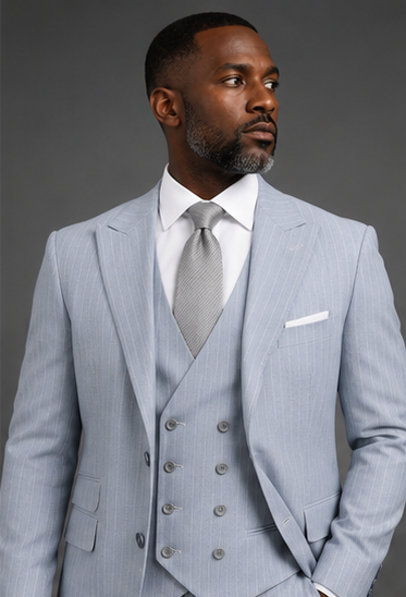 Saboo DB4914 Ice three-piece suit — portrait view