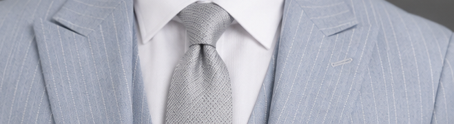 Saboo DB4914 Ice three-piece suit — chest detail view