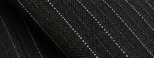 Saboo DB5200 Black three-piece suit — fabric macro view