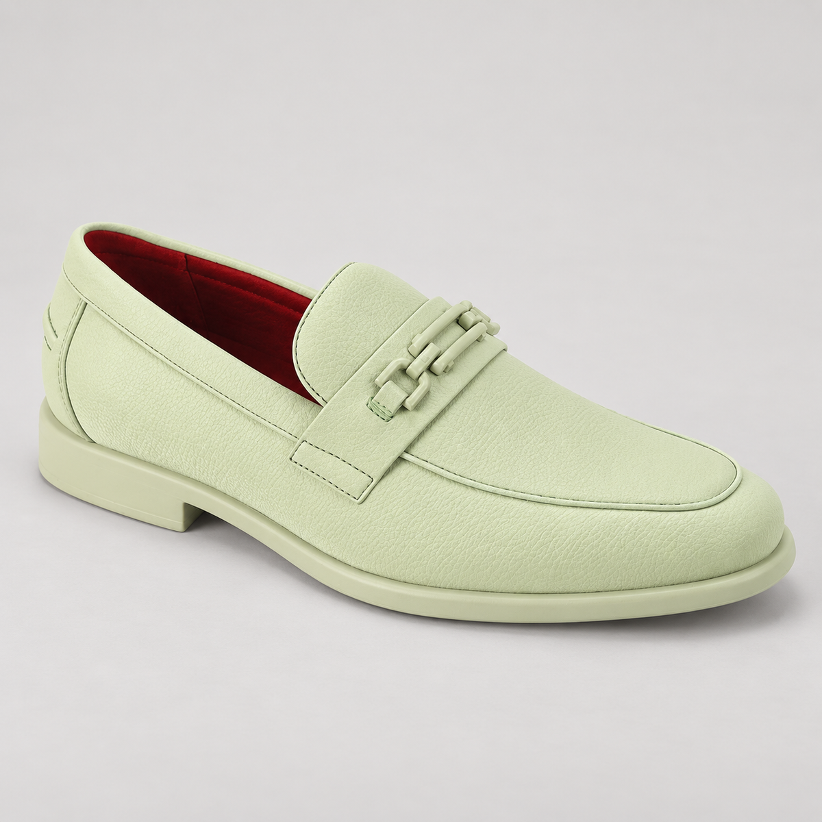 The Ashford Moc-Toe Slip On (ASH4) in Mint, studio product photo