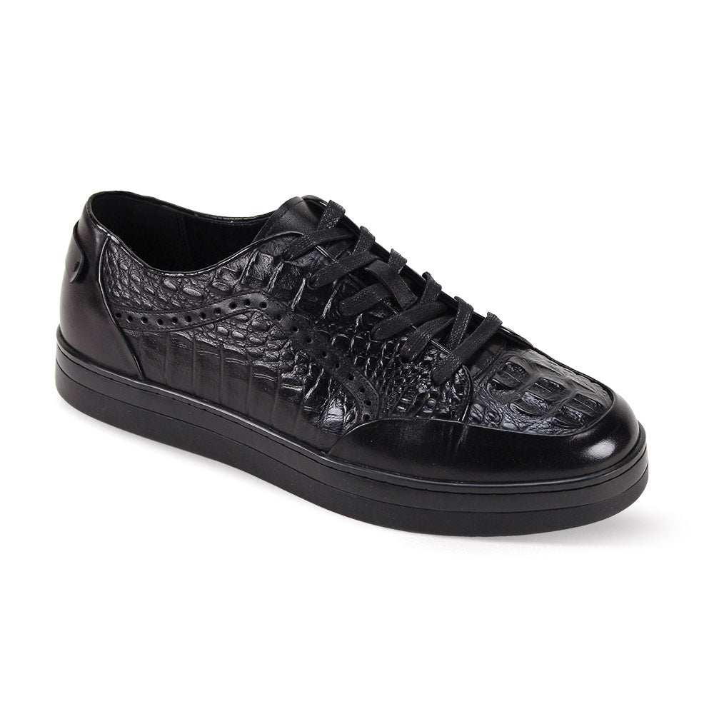 Giovanni | Leather Gator Print Sneaker | Timo