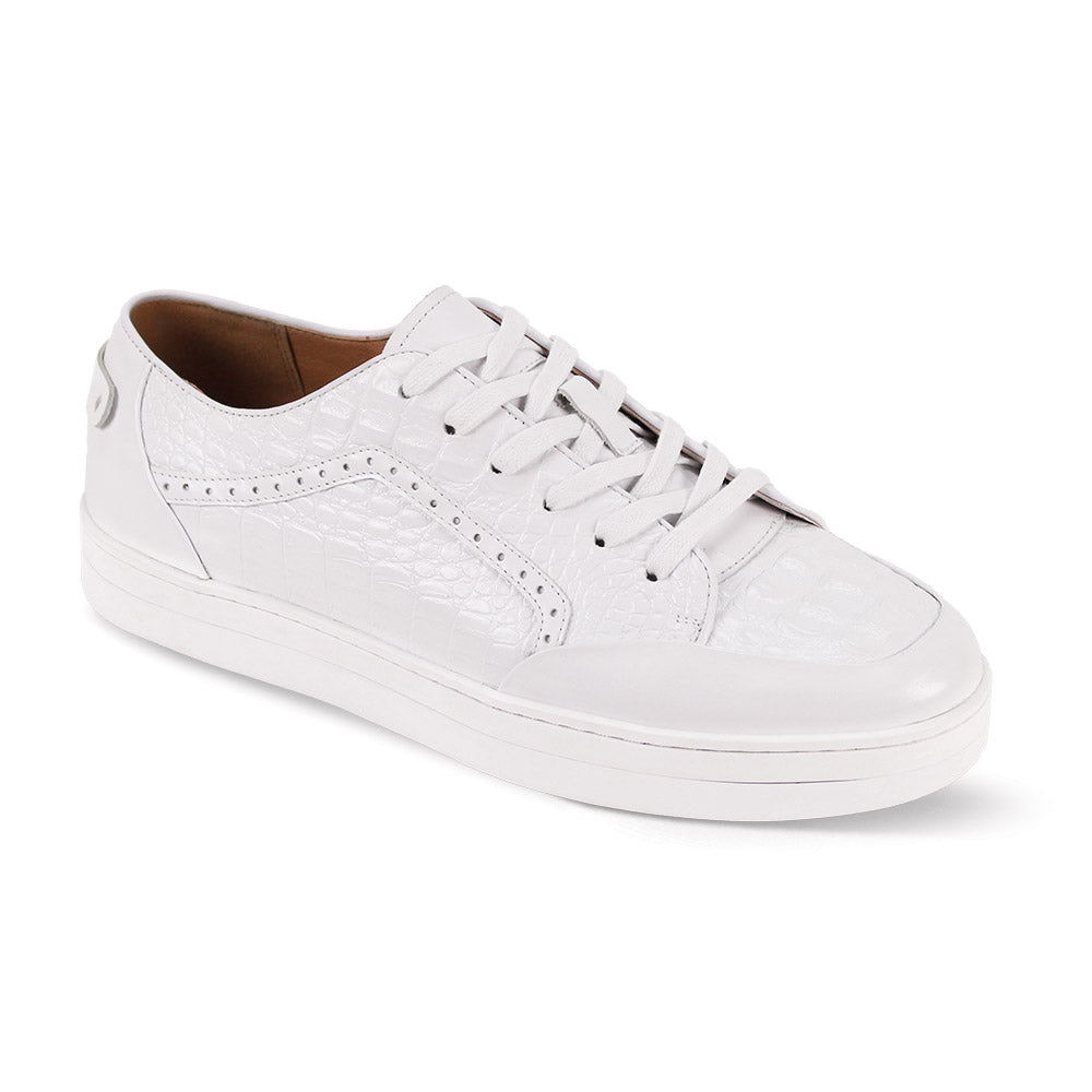 Giovanni | Leather Gator Print Sneaker | Timo