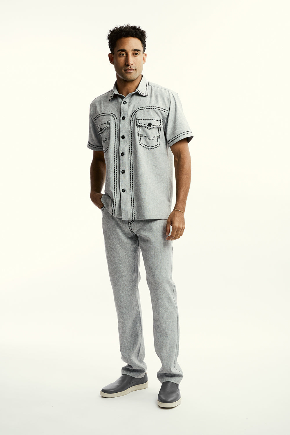 2pc Embroidered Set | Stacy Adams | 2310-The City Warehouse-Menswear