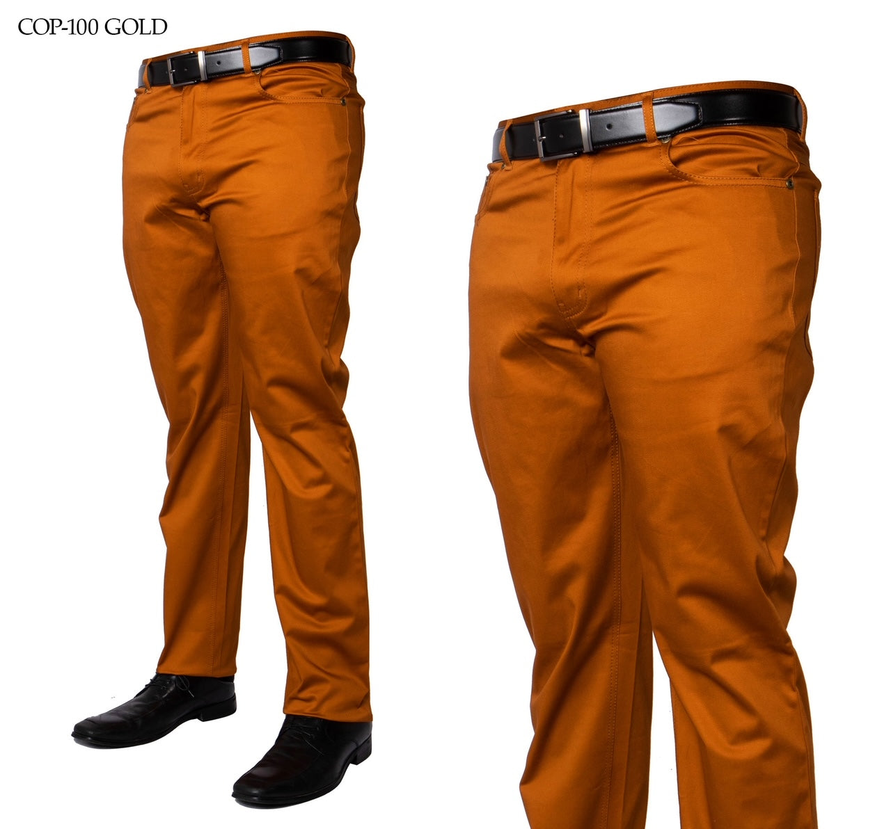 Prestige | Stretch Denim Jeans | Gold-The City Warehouse-Menswear