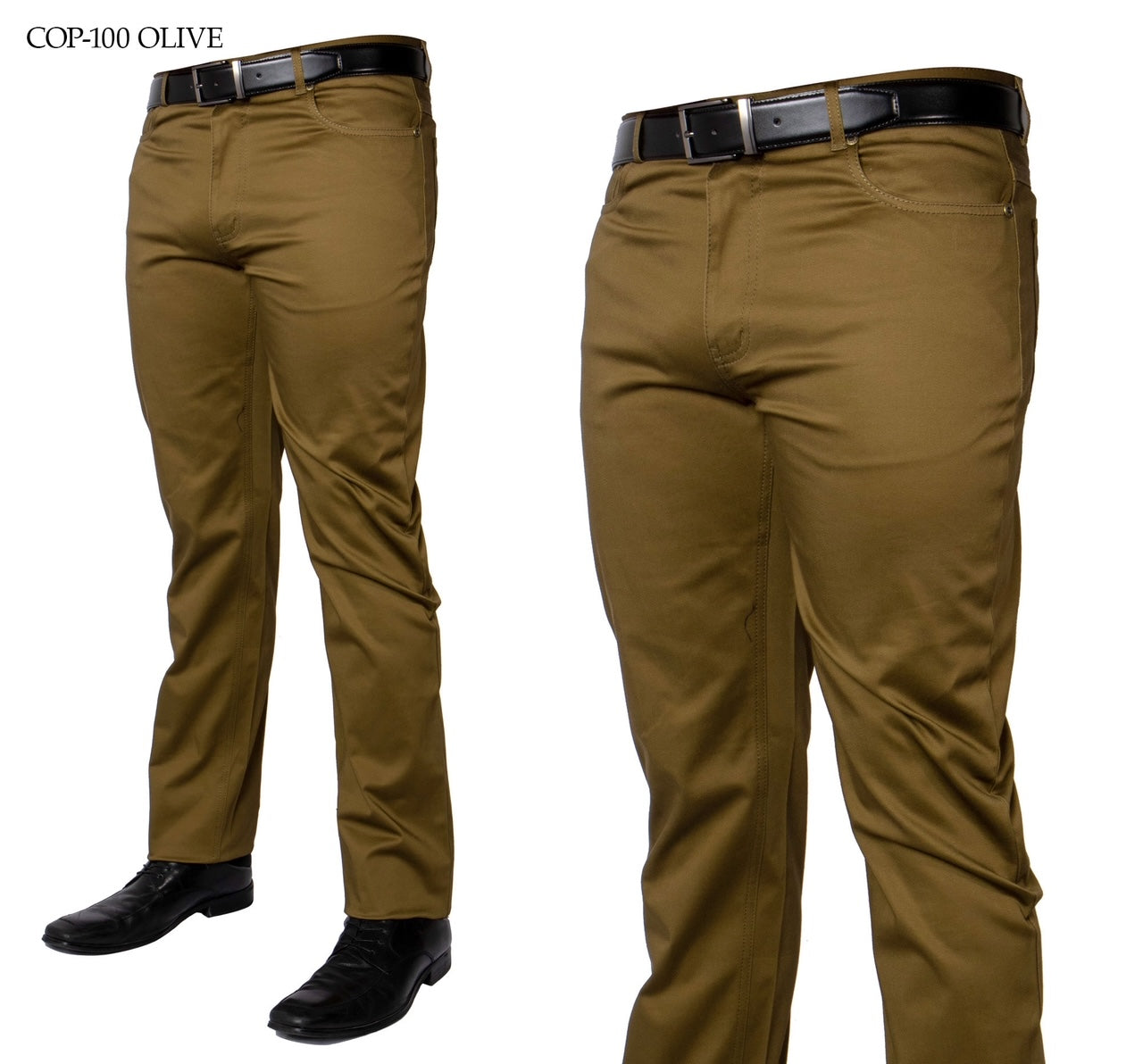 Prestige | Stretch Denim Jeans | Olive-The City Warehouse-Menswear