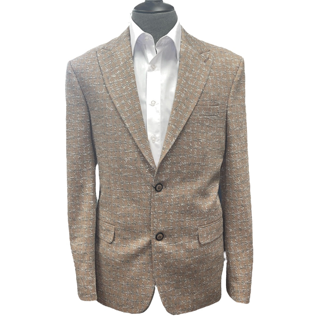 Houndstooth Blazer | Stretch Wool-The City Warehouse-Menswear