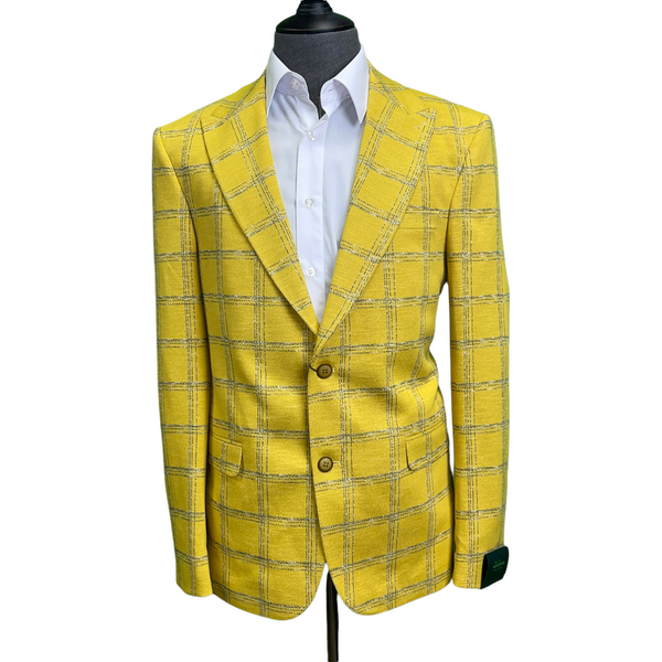 Checkered Blazer | Stretch Wool